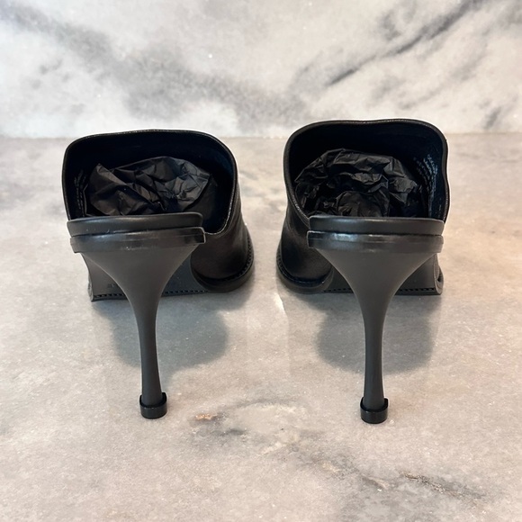 Free People New in Box Women's Leila Black Heeled Mules- Size 39 - Picture 9 of 12